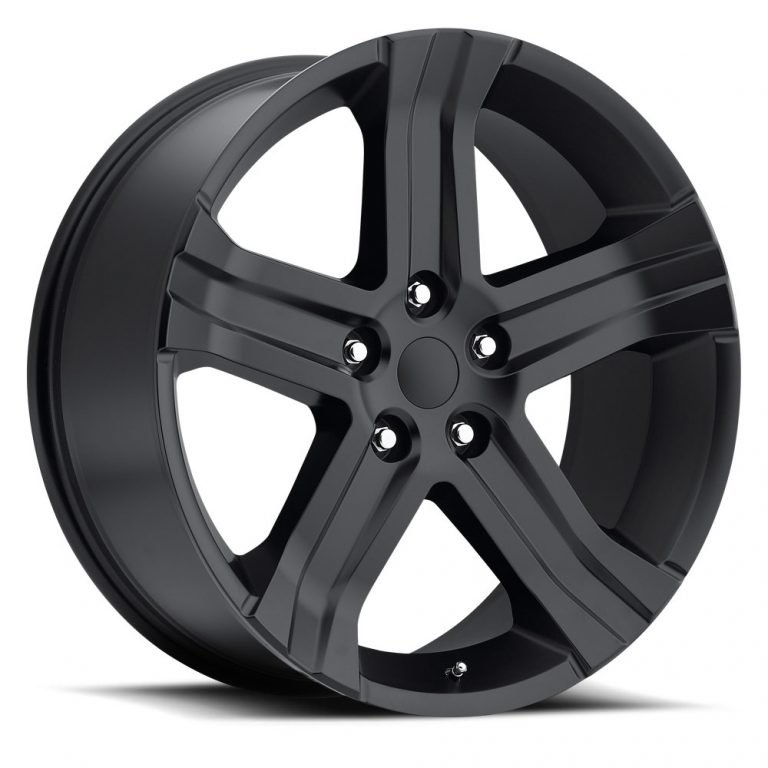 RT Style Gloss Black 22"x9" Wheel 94-18 Ram 1500, 05-09 Dakota - Click Image to Close